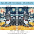 thumbnail image 3 of Toland Home Garden Van Growl- French Bulldog Frenchie Dog Flag Double Sided 28x40 Inch, 3 of 5
