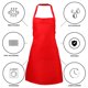 thumbnail image 3 of Delantales ajustables con bolsillos, delantal para mujeres, hombres, cocina, chef, 3 of 5