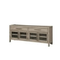 thumbnail image 3 of Miekor Furniture 65 inch TV Stand Console, No Assembly Required, White Oak Finish 16098, 3 of 5