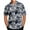 Blue, variant on TopLLC Mens Floral Hawaiian Shirts Short Sleeve Button Down Beach Shirts Plaid Shirt Men