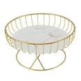 thumbnail image 1 of Round Fruit Basket, Large Capacity Hollow Creative Fruit Bowl, Fruit Bowl For Kitchen Counter, Vegetable Bowls For Fruits, Snacks, Metal Fruit Bowl Stand For, 1 of 8