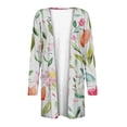 thumbnail image 5 of YueHuiYing Women's Lightweight Cardigan Open Front Long Sleeve Casual Loose Thin Cardigans with Pockets 2026, 5 of 5