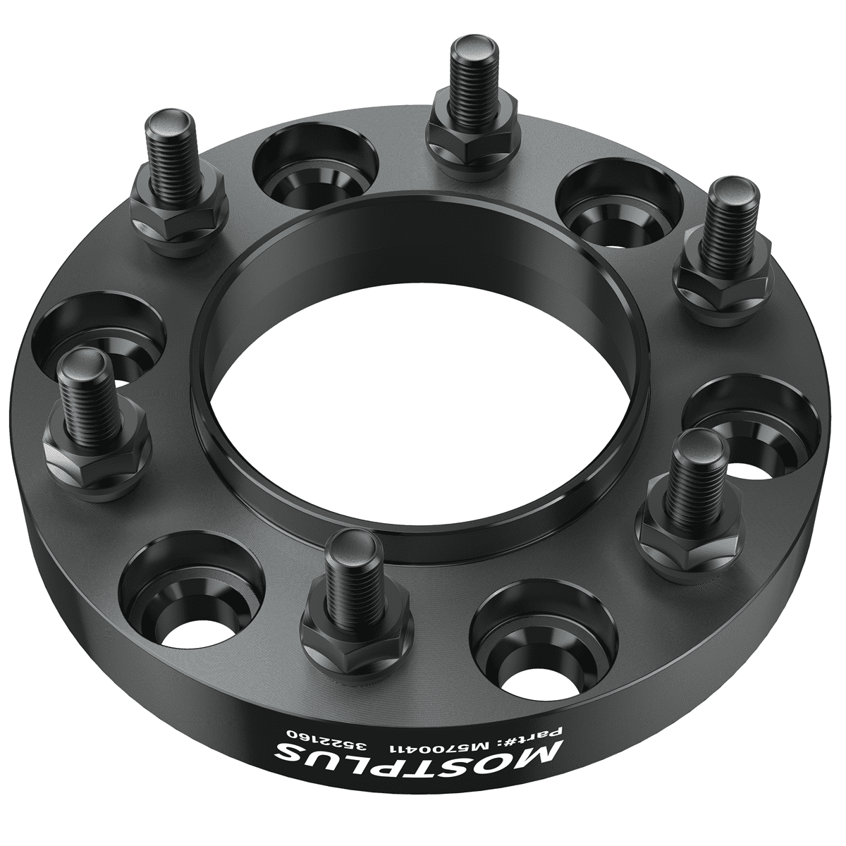 MOSTPLUS 4PCS 1" 6x5.5" Wheel Spacers M12x1.5 for Toyota Tacoma Hummer Chevy Colorado GMC