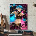 thumbnail image 4 of Cuadro Decorativo Jinx Artistico Canvas Listo Para Colgar 40x60cm Jungle Art Impresion Tela Arte, 4 of 6