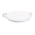 thumbnail image 1 of Bewildely Estante giratorio para productos básicos, plástico blanco, sin perforaciones, con bandeja redonda giratoria, ventosa, soporte para estante de Almacenamiento y organización del hogar Bewildely HA021418-00, 1 of 1