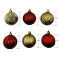 thumbnail image 3 of Holiday Time 24 Count Shatterproof Ornaments-Red/Gold, 3 of 5