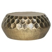 Safavieh Roxanna Coffee Table, Antique Brass