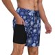 thumbnail image 2 of Fotbe Beautiful Snowflake Butterfly Traje de Baño para Hombre – Shorts de Natación de Secado Rápido con Forro y Bolsillos-XX-Large, 2 of 6
