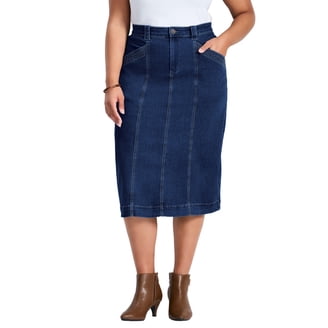 Calvin Klein Womens Belted Faux-Leather Pencil Skirt, Black, Plus Size, 18W  - Walmart.com