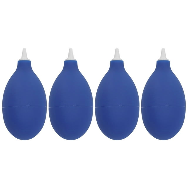 Bola sopladora de polvo de aire, 4 piezas Bola sopladora de polvo azul Bola sopladora de polvo Lente Plumero de aire Funcionalidad versátil
