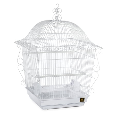 Prevue Pet Products Scrollwork Bird Cage - White 220W