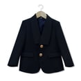 thumbnail image 1 of Chaquetas para niños, chaquetas de traje inglés para niños y niñas, chaquetas de estilo universitario, uniformes escolares, top de algodón para niñas., 1 of 6