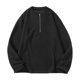 thumbnail image 1 of pstuiky camisa de manga larga para hombre, Camisetas casuales de moda para hombre con cremallera, color liso, manga larga y cuello redondo tops de invierno para hombre xl, 1 of 3