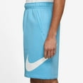 thumbnail image 3 of Nike Men's Sportswear Club Short Basketball Graphic, Charcoal Heathr/White/White, Large-T, 3 of 4