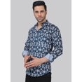 thumbnail image 2 of Serene Men's Printed Full Sleeve Casual Linen Shirt, 2 of 6