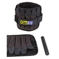 GoFit 5Pound Pair of Padded Pro Ankle Weights, GFP5W