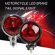 thumbnail image 2 of Rear Tail Light High Brightness Small Round Retro Motorcycle LED Brake Tail Signal Light, 2 of 5