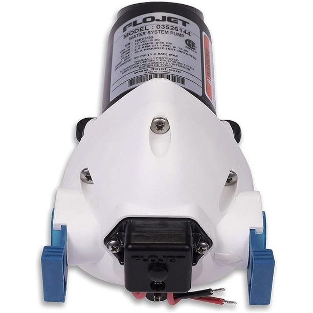 Flojet 03526 144a Triplex Diaphragm Automatic Water System Pump 2 9 Gpm 50 Psi 12 Volt Dc A Genuine Flojet Product Don T Settle For Anything Less Brand Flojet Walmart Walmart 
