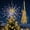 C, variant on Pole Star Lights for Christmas Tree, DIY Bendable LED Star Light, Warm Golden Glow Fairy Lights, Waterproof DIY Hanging Lights for Tree and Christmas Tree Topper, Holiday Wall and Ceiling Decor