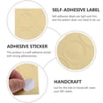 thumbnail image 3 of Miangastore Autocollants de Sceau en Cire de PVC Dorée 30 Pack 2x2 Po pour Correspondances, 3 of 8