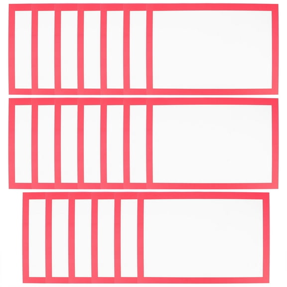 HOMEMAXS  20 Sheets Frame School Picture Kids Easel Art Paper Drawing Child Red