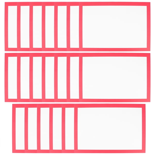 OULII 20 Sheets Artistic Drawing Pad Red For Crayon Painting