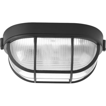 

One-Light Bulkhead 6-3/8 Flush Mount