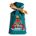 thumbnail image 4 of Bolsas de lazo impresas navideñas Empaquetado de regalo de fiesta Presenta Paquetes de juguete de envoltura Bolsas vacías Accesorios de decoración Tipo 4 10 piezas sidaley HA009363-07, 4 of 6