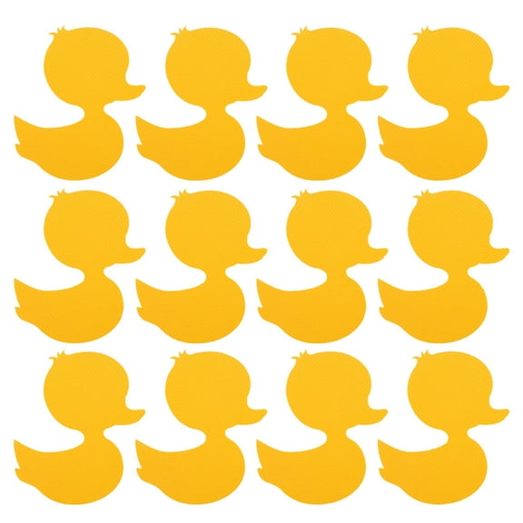 TAILTOSS 20Pcs Duck Bathtub Non-slip Stickers Peva Anti-skid Bath Safety for Showers Bathtubs