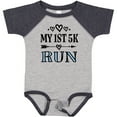thumbnail image 3 of Inktastic 1st 5K Race Running Fitness Girls Baby Bodysuit, 3 of 5