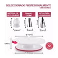 thumbnail image 5 of Kit De Decoración Pasteles Base Giratoria Boquillas 307pcs ROSA BLANCO, 5 of 5