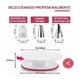 thumbnail image 5 of Kit De Decoración Pasteles Base Giratoria Boquillas 307pcs ROSA BLANCO, 5 of 5