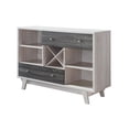 thumbnail image 1 of Armoire de rangement, blanc/gris, 1 of 3