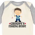 thumbnail image 4 of Inktastic Grandpa Fishing Buddy Fisherman Boys Long Sleeve Baby Bodysuit, 4 of 5