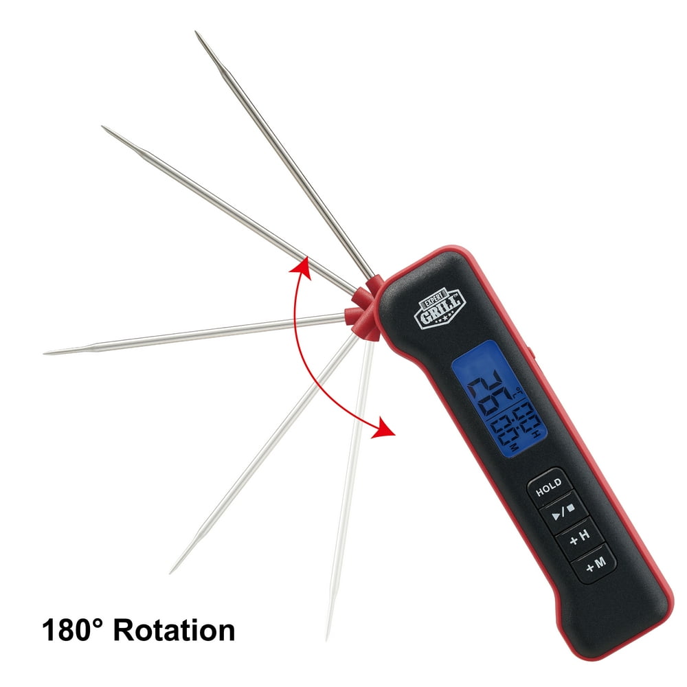 Expert Grill Pocket Digital Instant Read Meat Grilling Thermometer