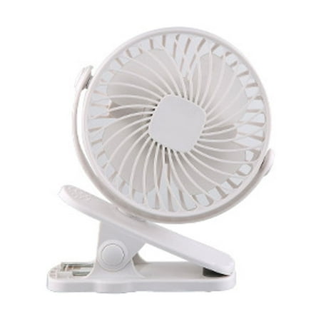 

Clip on Fan Rechargeable 6 Inch Small Fan With 3 Speeds USB Mini Clip Fan for Office Desk Outdoor Travel Camping Tent Gym