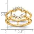 thumbnail image 3 of 14K Yellow Gold Diamond Guard (Size 7) Made In India rm3105b-020-yaa, 3 of 5