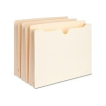 Business Source Filing Jackets 2" Exp 400 Cap. Letter 50/BX Manila 65799