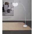 thumbnail image 2 of Shirley 86-inch Hanging Crystal Arc Metal Floor Lamp Chrome, 2 of 3