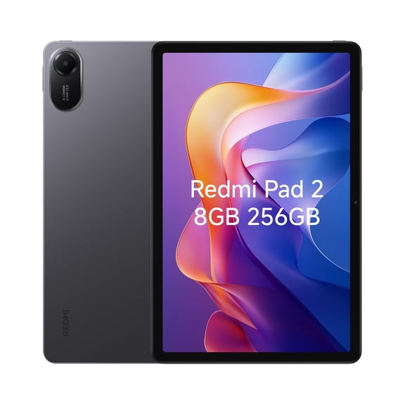 Xiaomi Redmi Pad 2 Only WiFi No Calls or Text 11" 2.5K Octa Core 4 Speakers Global ROM 9000mAh Bluetooth 5.3 8MP Model 25040RP0AL Graphite Gray, 256GB   8GB
