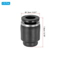 thumbnail image 2 of Uxcell 1/4 Inch Tapones de Conexión Rápida de Aire Estilo Tapón Neumático Paquete de 10, 2 of 6