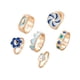 thumbnail image 1 of Guardurnaity 6 unids/set estrella amor corazón Yin Yang anillos para mujer chica Metal anillos de dedo anillos apilables joyería de moda regalo Ropa, zapatos y accesorios Miscelánea Guardurnaity AP005898-00, 1 of 6