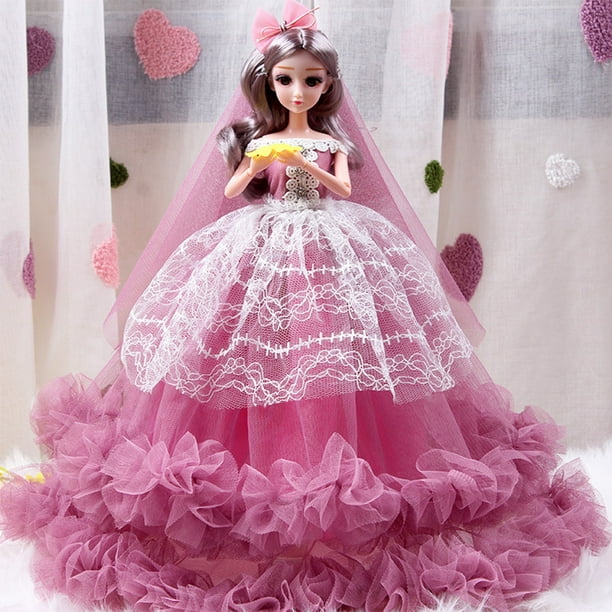 Juguetes de piscina, juguetes para bebés, juguetes para niños pequeños, vestido de novia, muñeca de princesa, caja de regalo para niñas, juguetes para niños, adornos familiares, regalos de cumpleaños