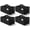 Black, variant on Supports 200lbs Heavy Duty Moving Bags - Strong Zipper & Wrap-Around Handles - Water-Resistant Storage Totes, Durable Alternative to Moving Boxes - 8 Pack - Semi-Transparent