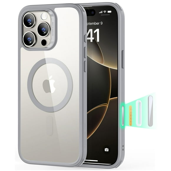 Funda de teléfono ESR para iPhone 16 Pro con MagSafe a prueba de golpes, transparente