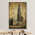 thumbnail image 3 of wall26 Canvas Print Wall Art Vintage Wood Panel Big Ben Clock England Architecture &amp; Maps Landmarks Digital Art Modern Art Decorative Scenic Urban Bohemian for Living Room, Bedroom, Office - 32&q, 3 of 5