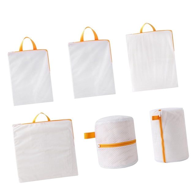 Bolsa para lencería con cremallera, bolsa reutilizable para lavar medias, sujetadores, ropa interior, lencería y pantimedias. 6 piezas