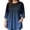 Navy, variant on GIPQJK Plus Size Tunic Tops for Women 3/4 Sleeve Round Neck Oversized Fit T Shirts Basic Gradient Tunic Tops Casual Lightweight Blouses with Pockets,Dark Purple XL