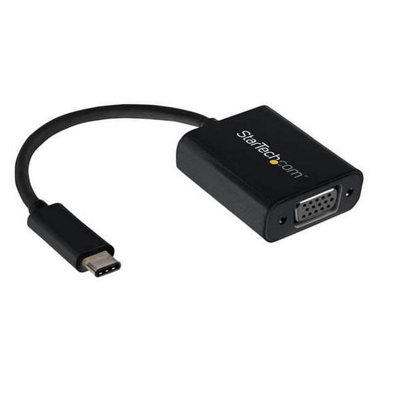 StarTech.com USB-C to VGA Adapter, Black