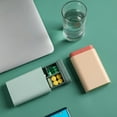 thumbnail image 4 of Trayknick Pill Case Multiple Grids Detachable ABS Portable Pill Box for Patients Blue, 4 of 13